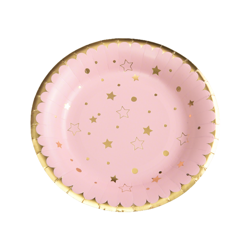 Plat Kertas Biodegradasi 7-Inci – Bulat